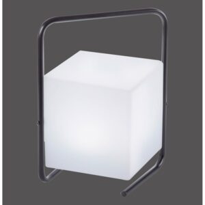 LED-Outdoor-Tischleuchte Keno Schwarz RGB und Tageslichtweiß