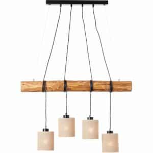 Brilliant Pendelleuchte Vander FSC®-Holz Kiefer-Braun