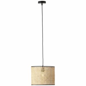 Brilliant Pendelleuchte Wiley Ø 30 cm Metall-Rattan