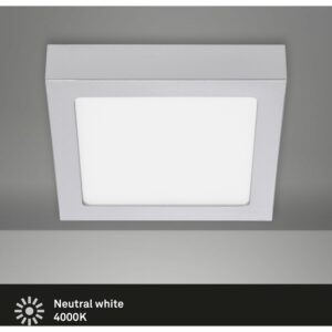 Briloner LED-Decken-& Wandlampe Fire Chrom Matt Neutralweiß
