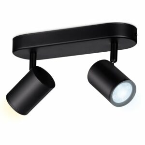 WIZ LED-Deckenleuchte Imageo 2er-Spot Tunable White 690 lm Schwarz