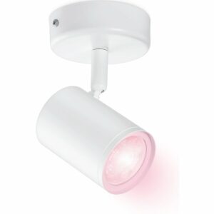 WIZ LED-Deckenleuchte Imageo 1er-Spot Tunable White & Color 345 lm Weiß