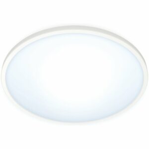 WiZ LED-Deckenleuchte SuperSlim Tunable White 1300 lm Weiß Ø 24