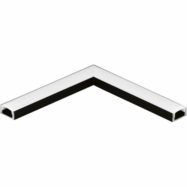 Eglo Alu Eckverbinder für LED-Aufbauprofil 1 Schwarz Corner Connector