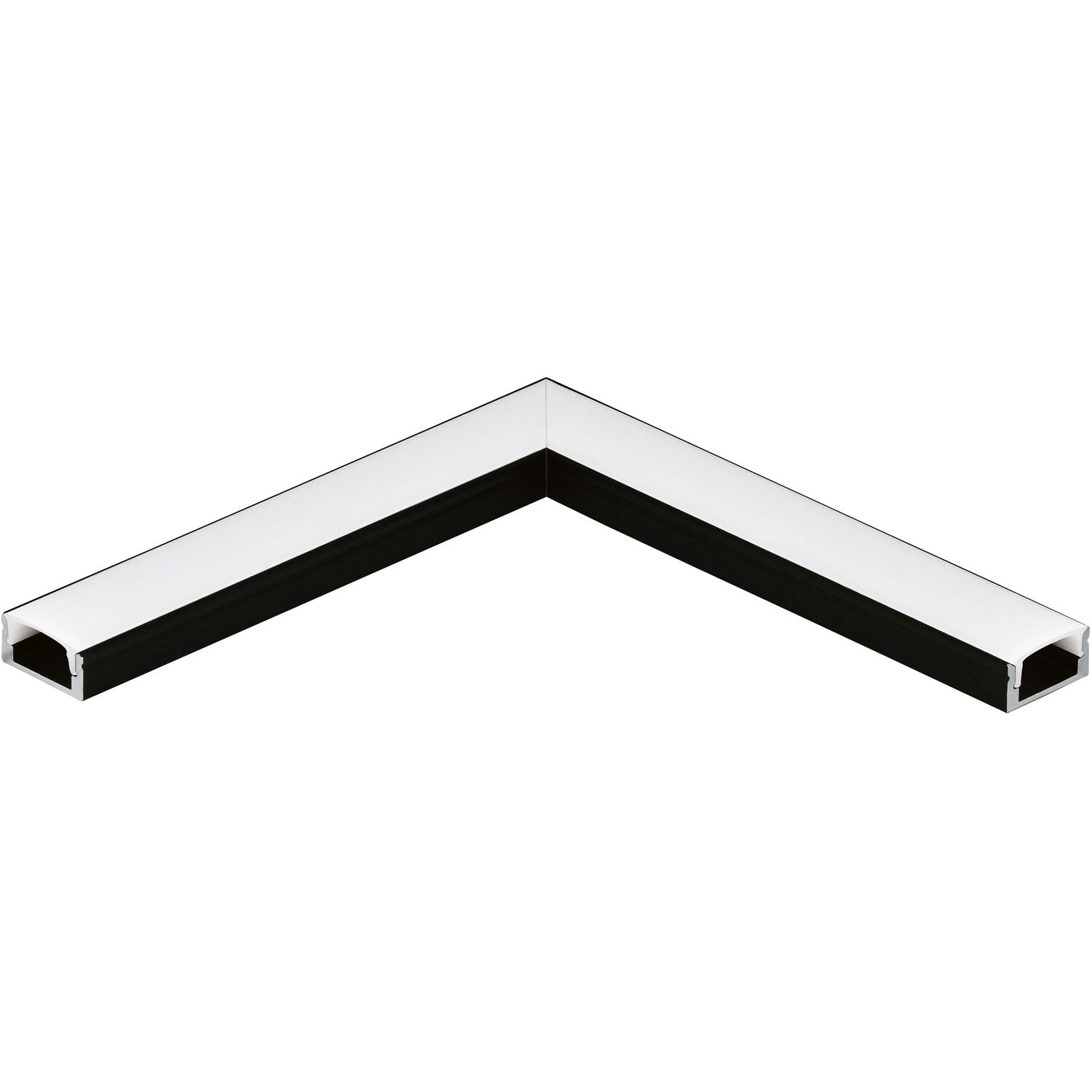 Eglo Alu Eckverbinder für LED-Aufbauprofil 1 Schwarz Corner Connector