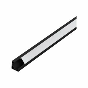 Eglo LED-Eckprofil Schwarz Diffuser Weiß Corner Profile 2 Länge 1000 mm