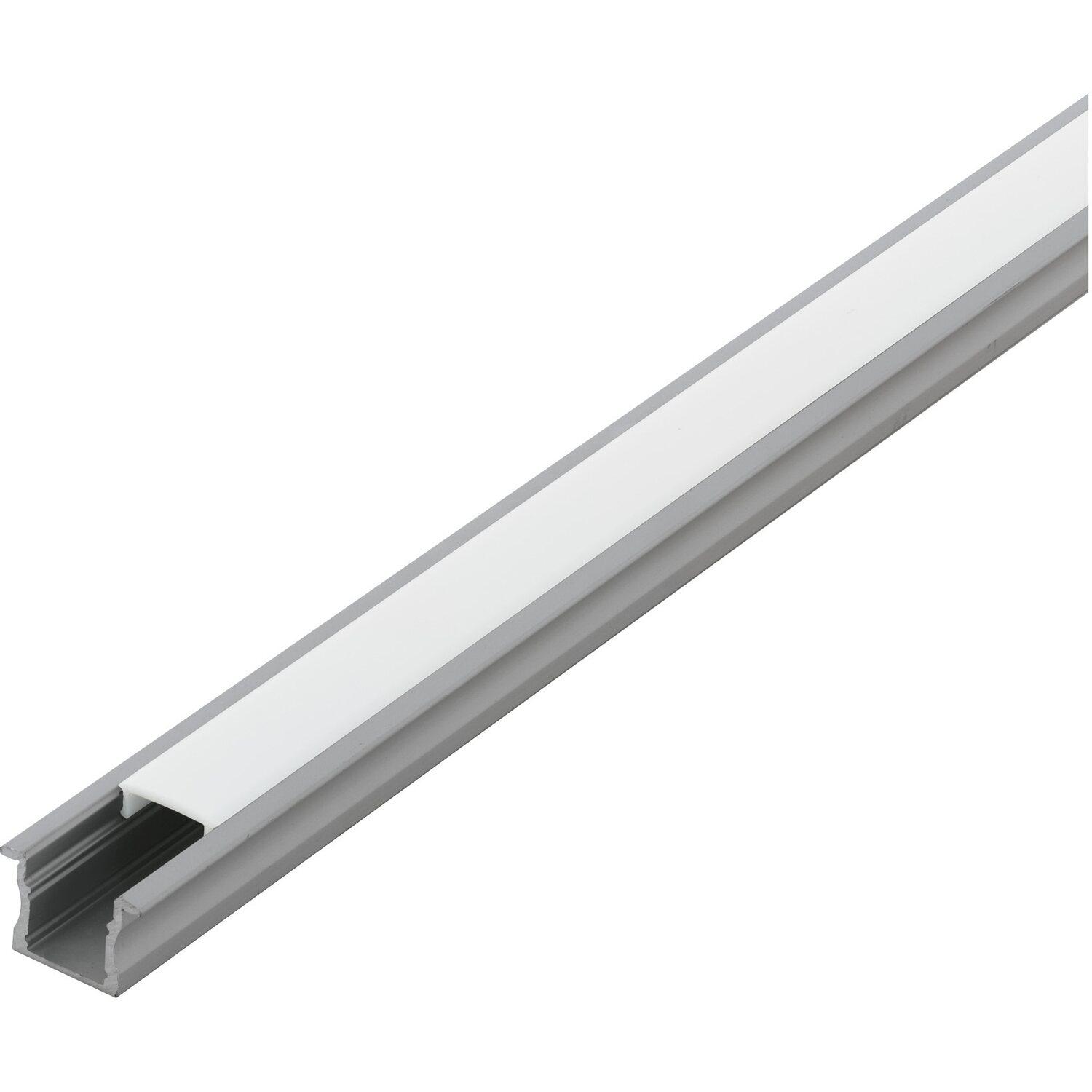 Eglo Alu LED-Einbauprofil Diffuser Weiß Recessed Profil 2 Länge 1000 mm