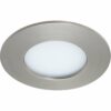 Briloner LED-Einbauleuchte Kunststoff Nickel matt H: 3 cm Ø: 8