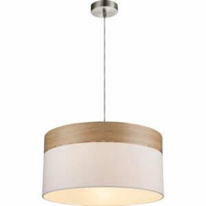 Globo Pendelleuchte CHIPSY Nickel matt-Beige