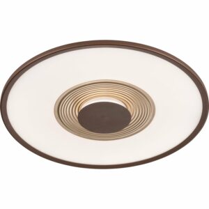 Fischer & Honsel LED-Deckenleuchte Veit 1x 48 W Gold-Rost 5700 lm