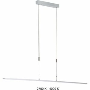 Fischer & Honsel LED-Pendelleuchte Metz TW 1x 32 W Aluminium 3500 lm