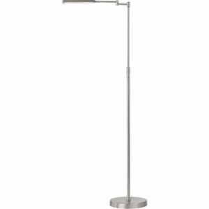 Fischer & Honsel LED-Stehleuchte Nami 1x 6 W Nickel 730 lm