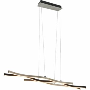 Trio LED-Pendelleuchte Blaze 1.500 mm x 1.075 mm x 155 mm Aluminium Gebürstet