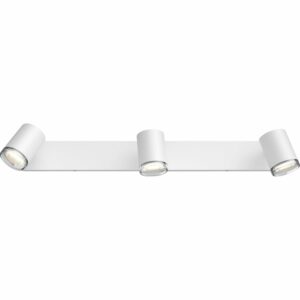 Philips Hue Spot 3-flg. White Ambiance Adore Weiß 3 x 250 lm inkl. Dimmer