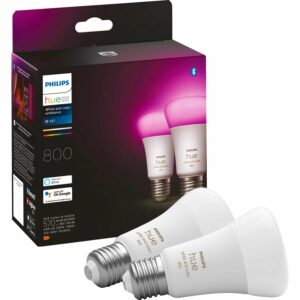 Philips Hue LED-Leuchtmittel White & Color Ambiance E27 2x570 lm 6