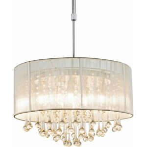 Globo LED-Pendelleuchte SIERRA Chrom