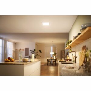 Philips LED-Deckenleuchte Touch SceneSwitch quadratisch 12 W 2700 K Weiß