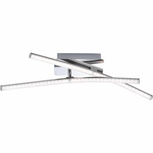 LED-Deckenleuchte Simon 2-flammig 51 cm Stahl