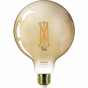 Philips Smart LED-Leuchtmittel 7 W E27 Globe Filament G125 Amber Einzelpack