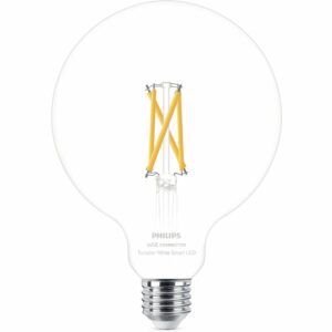 Philips Smart LED-Leuchtmittel 7 W E27 Globe Filament G125 Clear Einzelpack