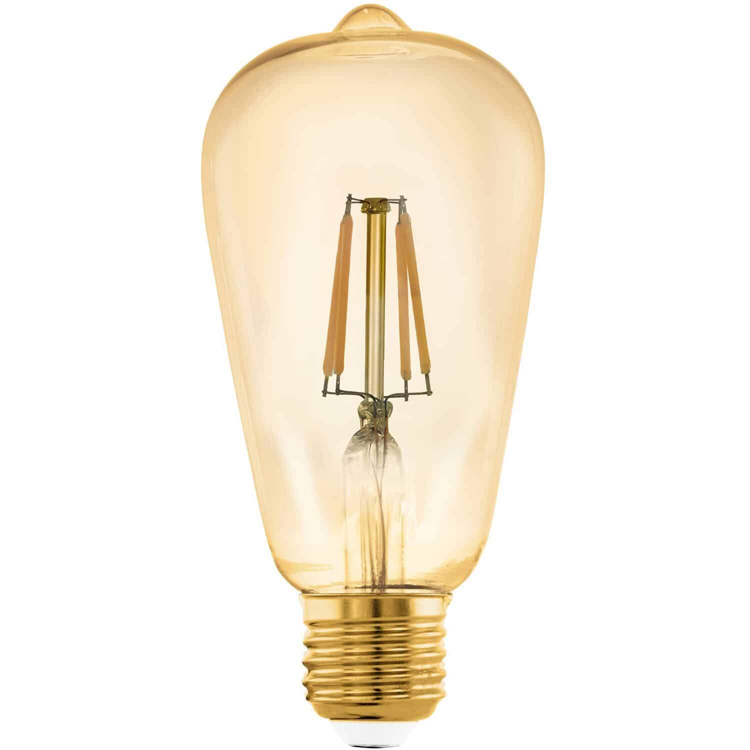 Eglo LED Leuchtmittel ST64 Amber E27 4