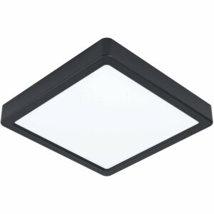 Eglo LED Aufbauleuchte Fueva 5 Schwarz-Warmweiß eckig 17 W