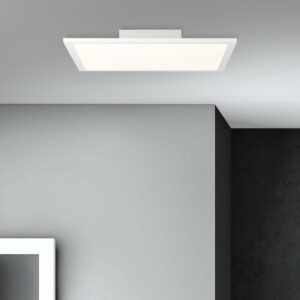 Brilliant LED-Deckenaufbau-Paneel Buffi Eckig 40 cm x 40 cm Weiß und Kaltweiß