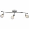 Brilliant Spotrohr Bulb 3-flammig Chrom