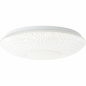 Brilliant LED-Deckenleuchte Nunya Ø 52 cm Weiß und Chrom