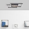 Brilliant LED-Deckenleuchte Metis 40 cm x 30 cm Schwarz
