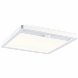 Paulmann LED-Outdoor-Leuchte Lamina eckig 230 V mit PIR-Sensor Weiß