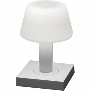 Konstsmide LED-Designer-Tischleuchte Monaco Weiß 19 cm x 12