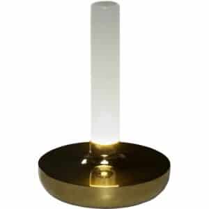 Konstsmide LED-Akku-Vase Biarritz Gold ø 13