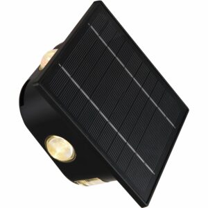 Globo LED-Solarleuchte Schwarz 13