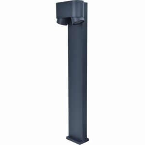 Lutec Wegeleuchte Cypres 2-flammig Anthrazit 75 cm x 17