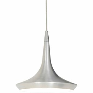 Näve LED-Pendelleuchte Trumpet Aluminium