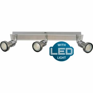 Näve LED-Spot 3er Motril Chrom-Metall blank