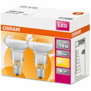Osram LED-Leuchtmittel E27 Reflektor R63 2
