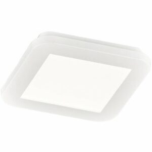 LED-Deckenleuchte Camillus 17 cm x 17 cm Weiß