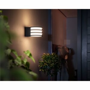 Philips Hue LED-Wandleuchte Lucca Anthrazit