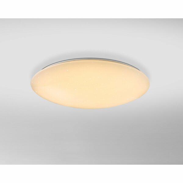 Globo LED-Deckenleuchte Rena Sternenhimmeleffekt Weiß Ø 76 cm