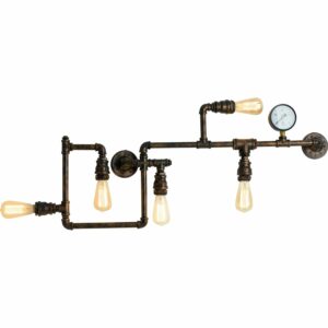 Luce Design Wandleuchte Amarcord Rostbraun 5-flammig