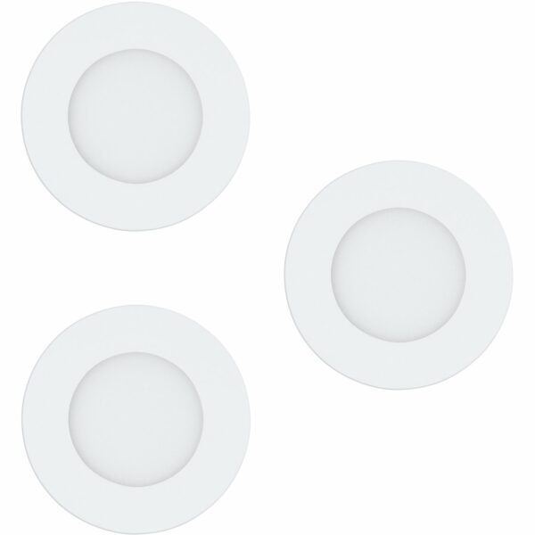 Eglo Connect LED-Einbauleuchte Fueva 3er-Set Ø 8