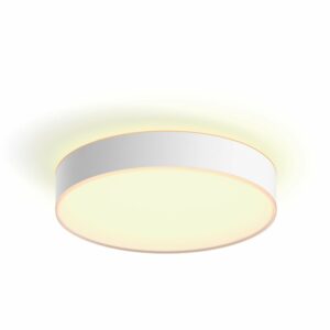 Philips Hue Deckenleuchte White Ambiance Enrave M Weiß 2400 lm inkl. Dimmer