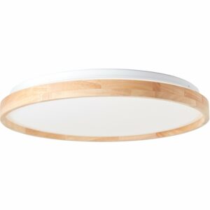 Brilliant LED-Deckenleuchte Alson 48 cm Holz-Weiß FSC®