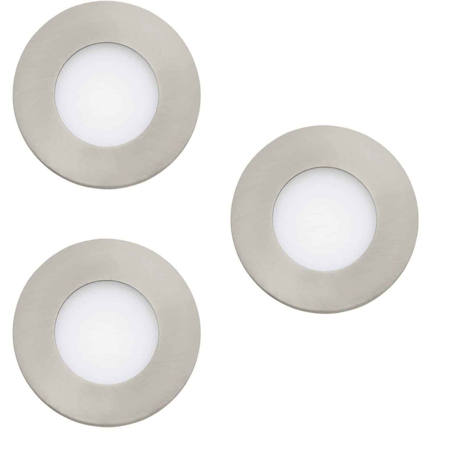 Eglo LED-Einbauleuchte Zigbee Fueva-Z Rund Weiß Nickel 3 Stk. 2