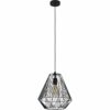 Eglo Pendelleuchte 1-flammig Stype Ø 32 cm Schwarz