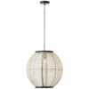 Brilliant Pendelleuchte Tanah Ø 47 cm Bambus-Schwarz