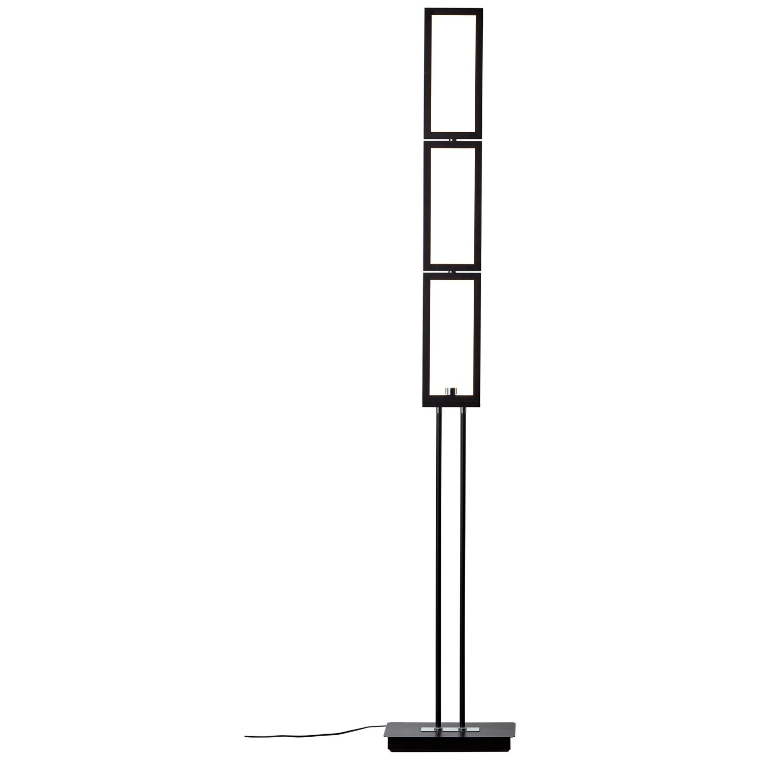 Brilliant LED-Stehleuchte Ranut 150 cm hoch 3000 Kelvin Schwarz