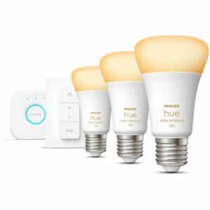 Philips Hue 3er Starter Set White Ambiance E27 Inkl. Dimmer 3 x 800 lm 75 W